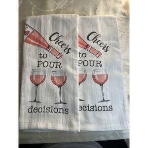 CUISINART 2 Piece Kitchen‎ Towel Assortment 16" x 28"  100% Cotton [Your Choice]